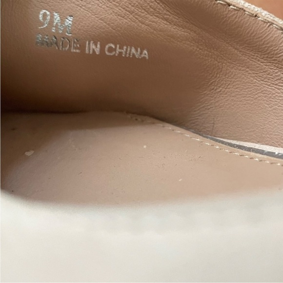 Linea Paolo D’Orsay Pointed Toe Heeled Pumps in Nude Beige Size 9M - Picture 7 of 9